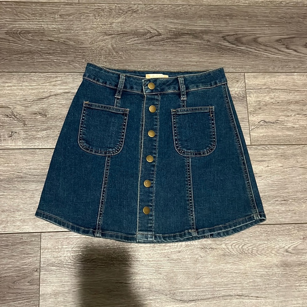 Altar’d state denim skirt